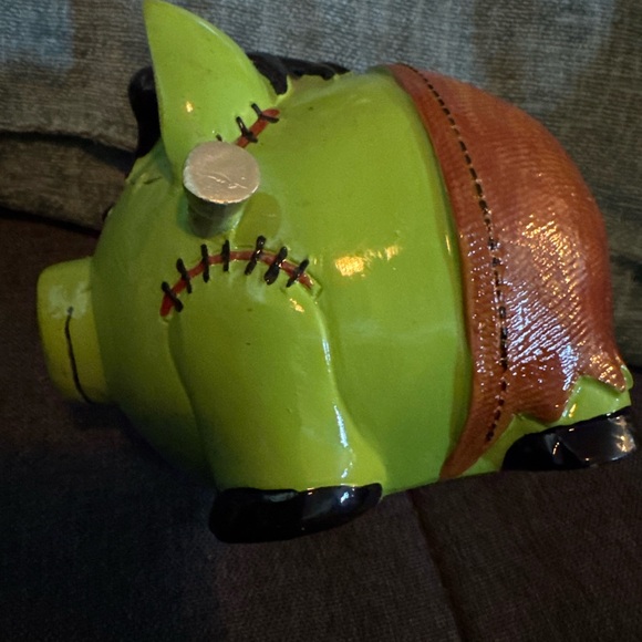 Rare Gift craft”Frankenswine"PolystonePiggy Bank - A Must-Have for collectors - Picture 7 of 9